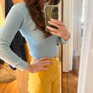 SOLD** Rudy Jude long sleeve thermal sky blue sz L fits Small